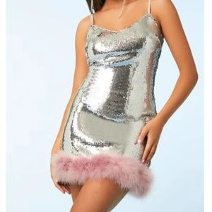 Sequined Mini Dress